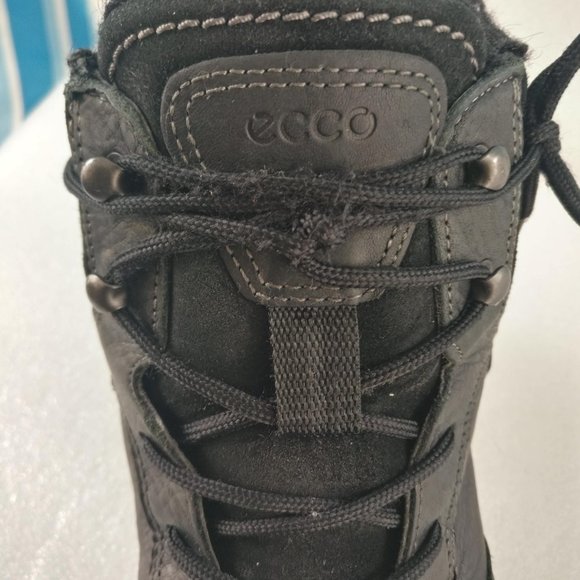 ECCO GORETEX WINTER BOOT, LACE UP/WATERPROOF,BLACK FULLY LINED 37/6US/4UK - Picture 3 of 8